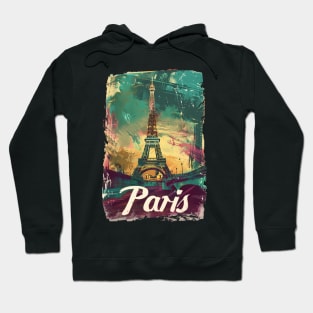 Paris Retro France t-shirt Hoodie